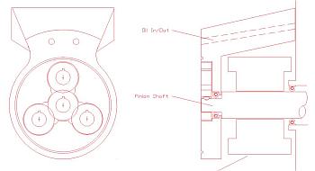 Planetary oil pump