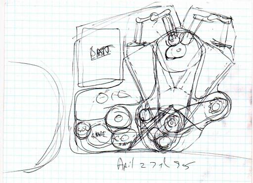 Iron-Sportster_1995-04-27_Chassis-layout-study