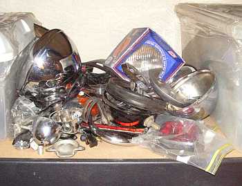 The headlamp and tail lamp tubs