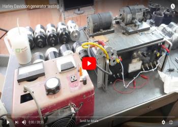 Iron Sportster generator testing
